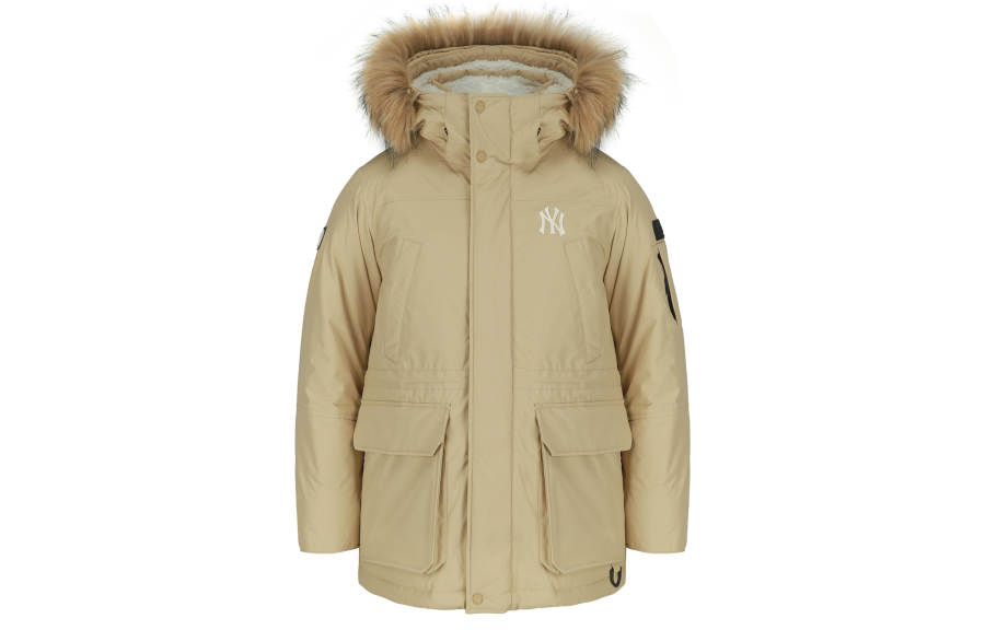 MLB MLB Down Jackets Unisex Sandy Brown Hooded Moderate