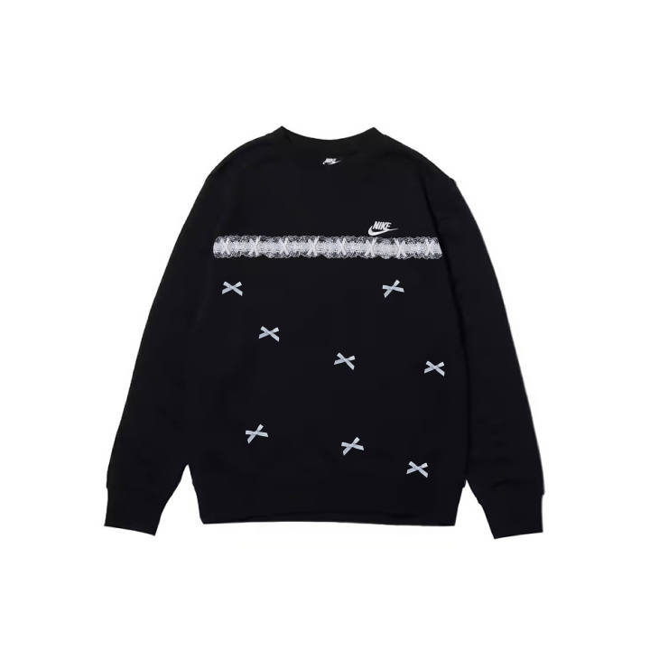 Nike Nike Sweatshirts Men's Black Crew Neck Moderate Regular