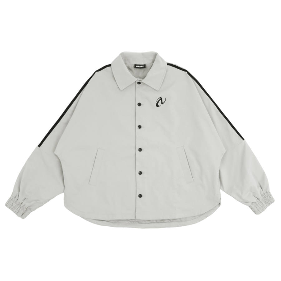 Nerdy Nerdy SS24 Jacket Unisex Light Gray