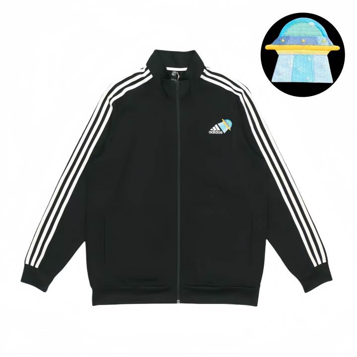 Adidas Adidas Jackets Unisex Black Stand Collar Moderate Pilot