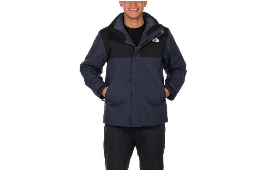 THE NORTH FACE Lone Peak Triclimate 2 Outdoor Hiking Waterproof And Windproof Windbreaker Jacket Men's Blue