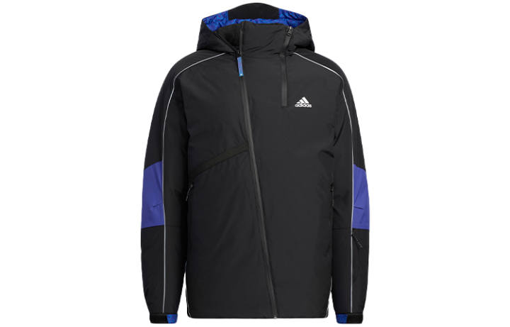 Adidas Adidas Down Jackets Men's Black Hooded Moderate Other