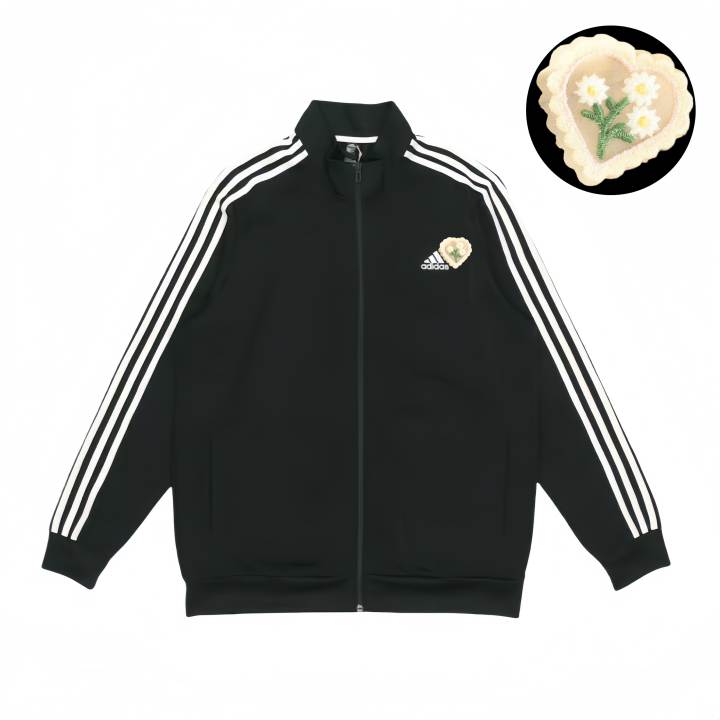 Adidas Adidas Jackets Unisex Black Stand Collar Moderate Pilot