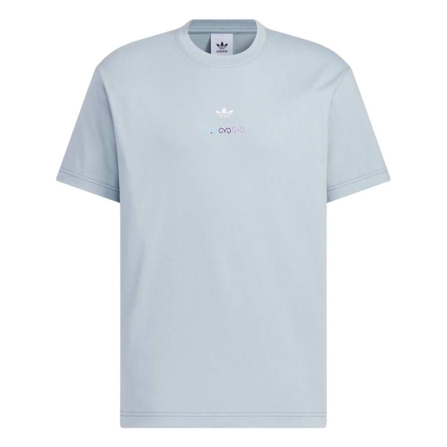 Adidas Originals SHORT SLEEVE T SHIRT T Shirt Men's Blue