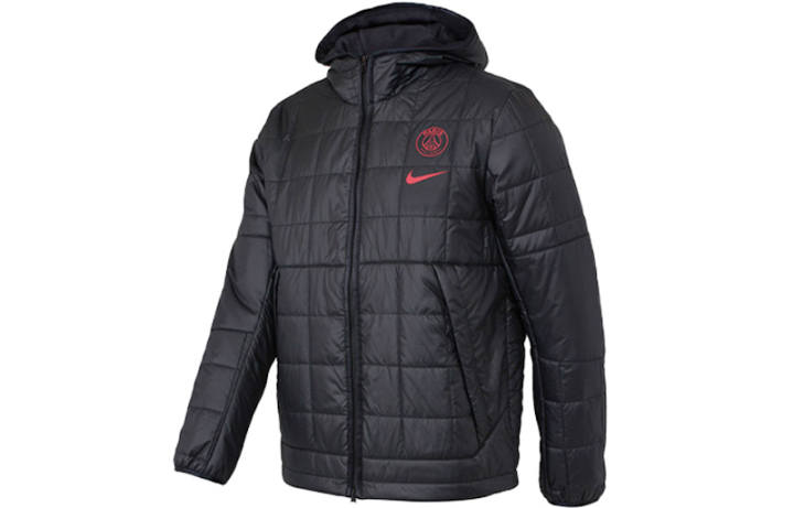 Nike Nike Puffer Jackets Men's Black Hooded Moderate Other