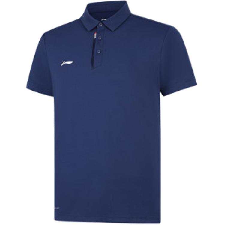 Li-Ning Li Ning Polo Shirts Men's Blue Moderate