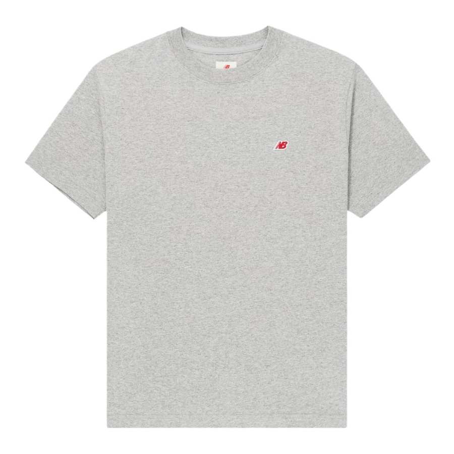 New Balance New Balance SEMI Over FITMade In USA T Shirt Unisex Gray
