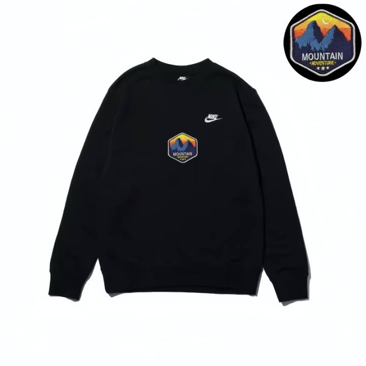 Nike Nike Sweatshirts Unisex Black Crew Neck Moderate Regular