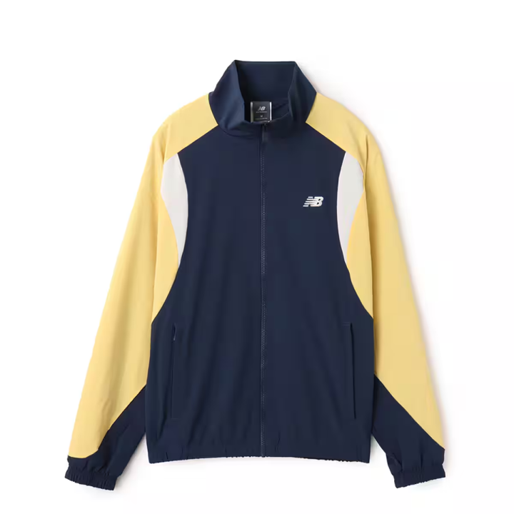 New Balance New Balance SS25 Hoops Woven Track Jacket Unisex Marine Blue