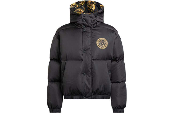 VERSACE JEANS COUTURE Down Jacket Men's Black