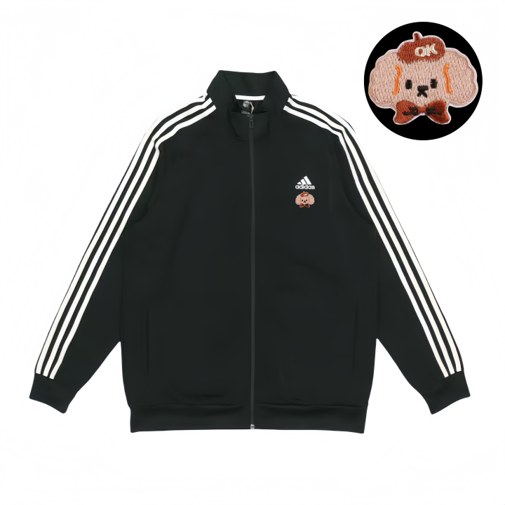 Adidas Adidas Jackets Unisex Black Stand Collar Moderate Pilot