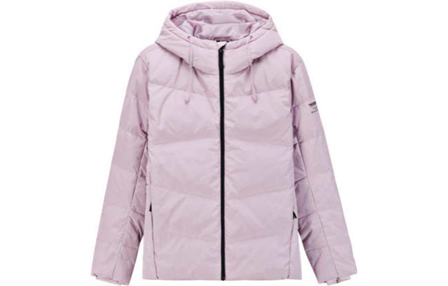 361° 361° Down Jackets Men's Gray Pink Hooded Thickened Other