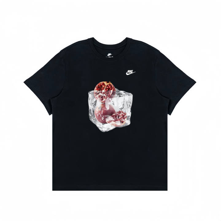 Nike Nike T Shirts Unisex Black Crew Neck Moderate Straight Fit