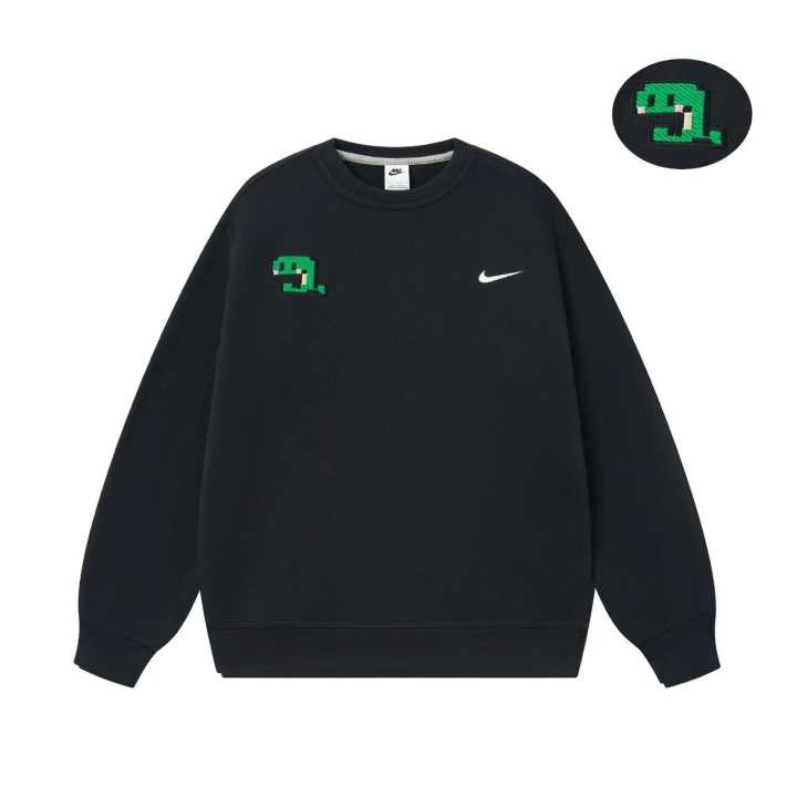 Nike Nike Sweatshirts Unisex Black Crew Neck Moderate
