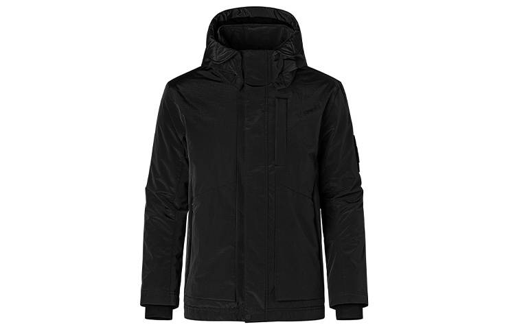 Kappa Kappa Solid Color Letters Hooded Puffer Jacket Men's