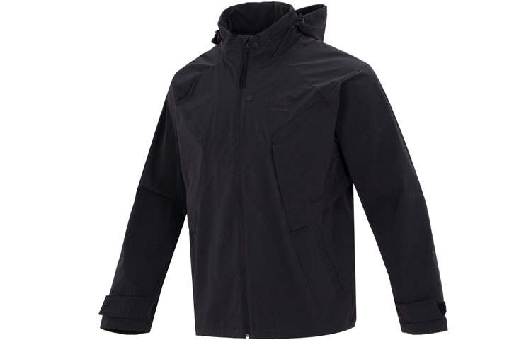 Adidas Adidas Jackets Men's Black Hooded Moderate Other