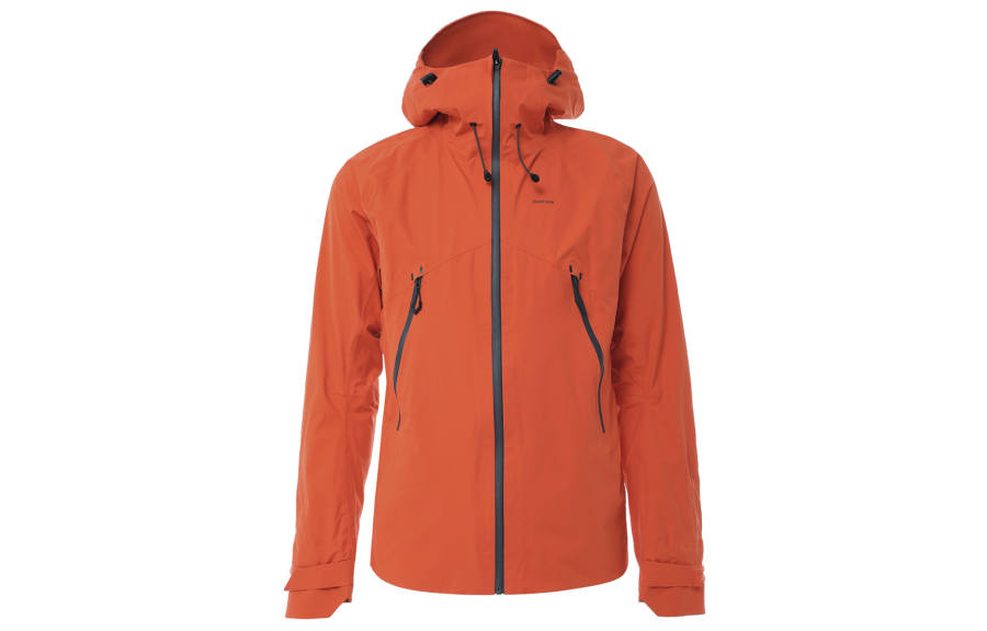 DECATHLON MH500 Waterproof, Windproof, And Breathable Windbreaker Jacket Men's Orange