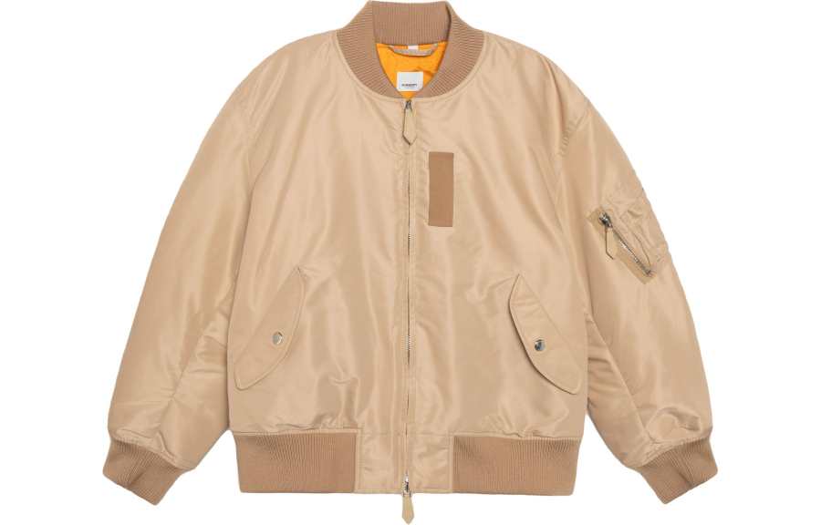 Burberry Burberry Logo Print Bomber Jacket