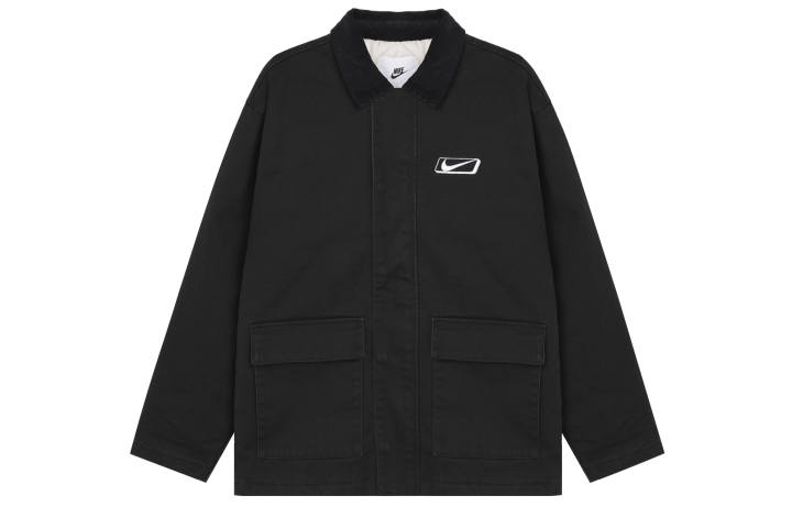 Nike Nike Jackets Men's Black Lapel Moderate Workwear
