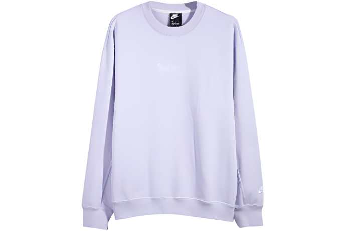 Nike Nike Sweatshirts Men's Light Purple Crew Neck Thickened Other