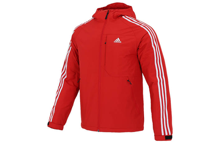 Adidas Adidas Down Jackets Men's Red Hooded Moderate Other