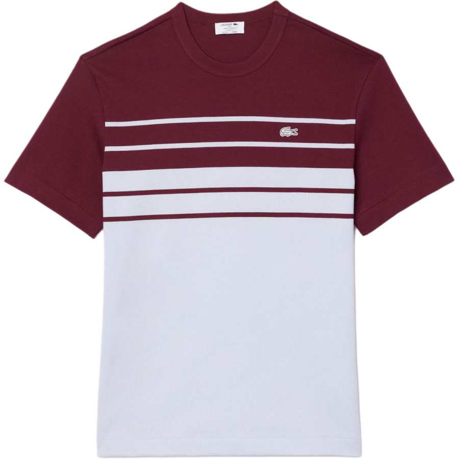 LACOSTE LACOSTE T Shirts Men's Red Crew Neck