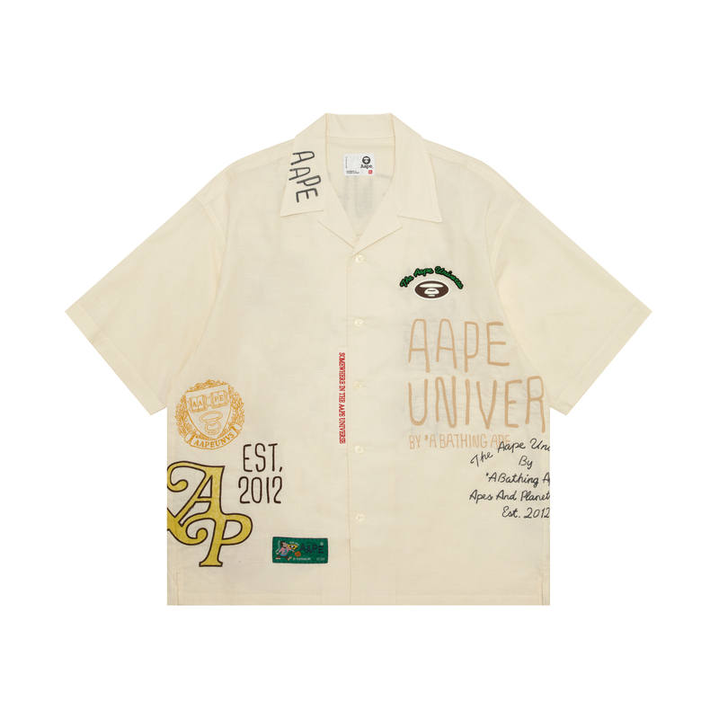Aape Aape By *A Bathing APE® Logo embroidered Shirt