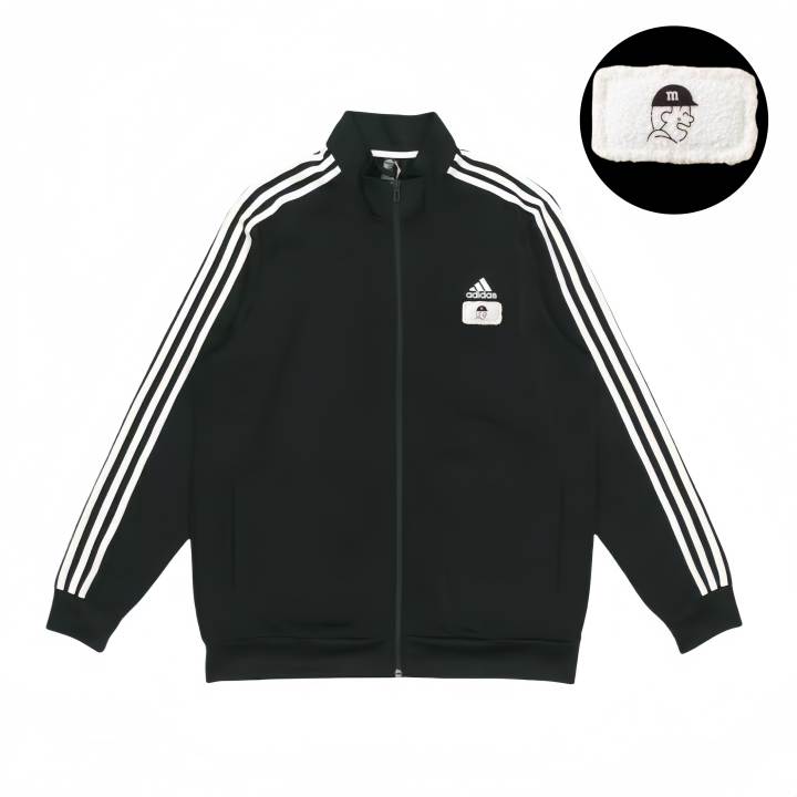 Adidas Adidas Jackets Unisex Black Stand Collar Moderate Pilot