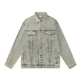 HELIPORT Denim Jacket Unisex Yellow Mud