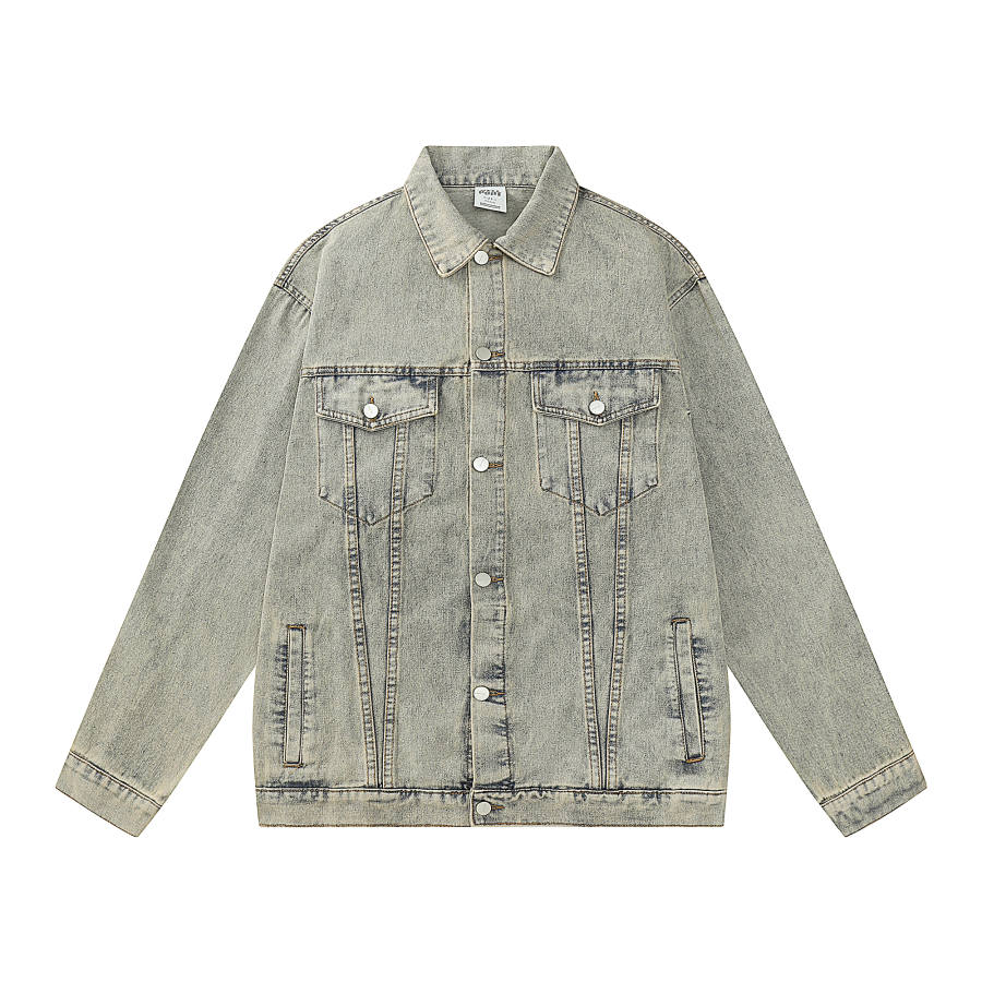 HELIPORT HELIPORT Denim Jacket Unisex Yellow Mud