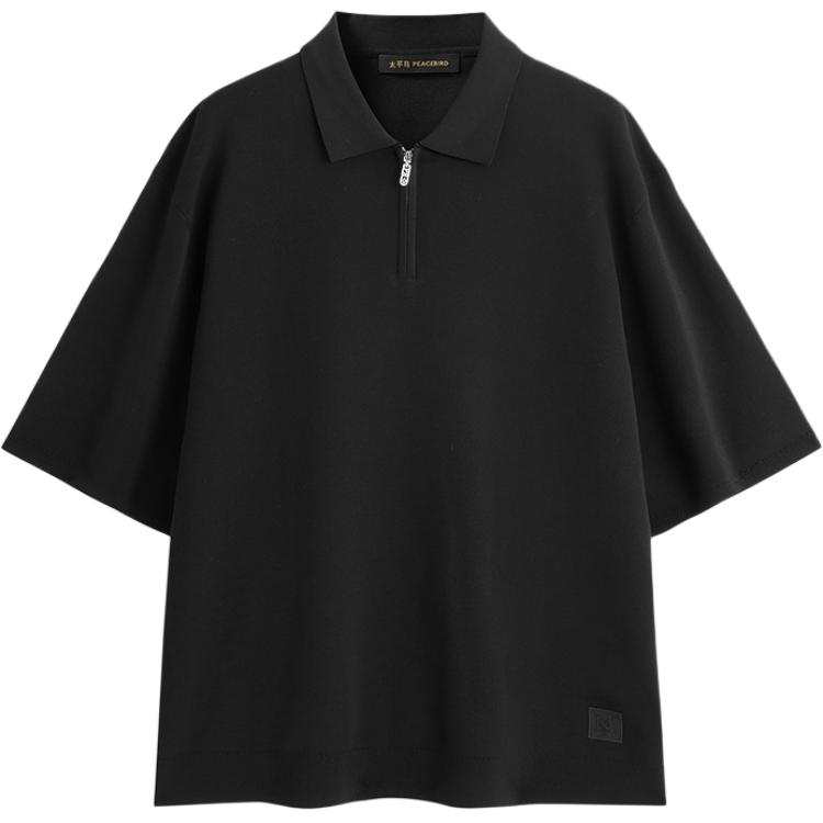 PEACEBIRD MEN x Daria Song Polo Shirt Unisex Black 1