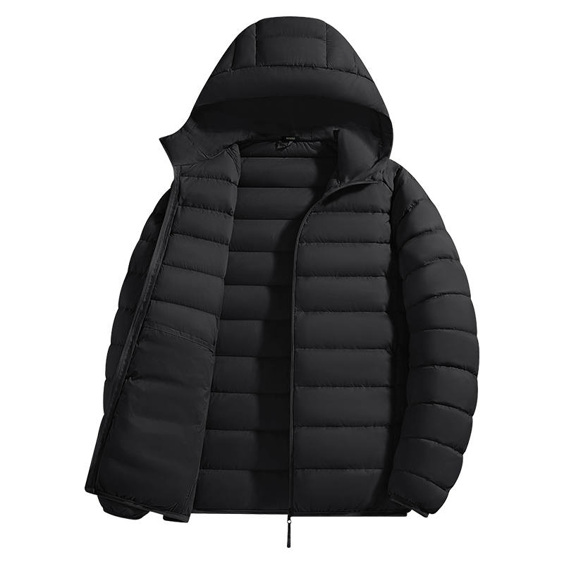 MINISO MINISO Down Jackets Unisex Hooded Thickened Quilted Down Jacket
