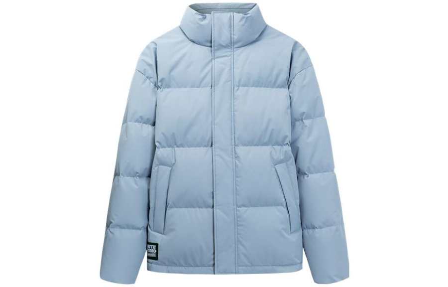 ANTA Anta SS22 Puffer Jacket Men's Blue Gray