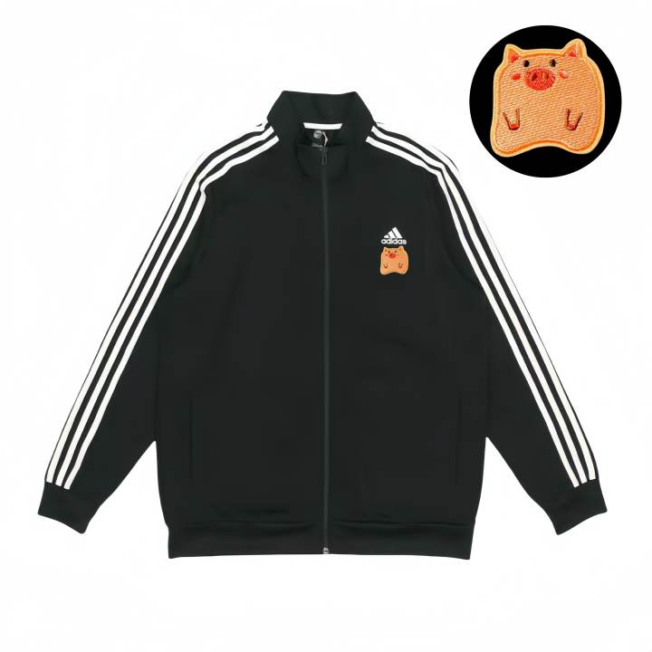 Adidas Adidas Jackets Unisex Black Stand Collar Moderate Pilot