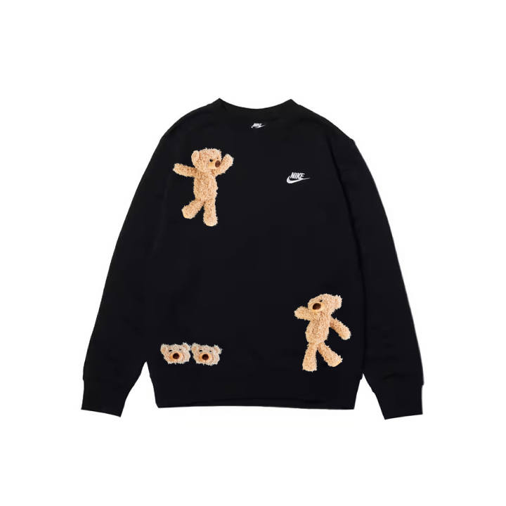 Nike Nike Sweatshirts Men's Black Crew Neck Moderate