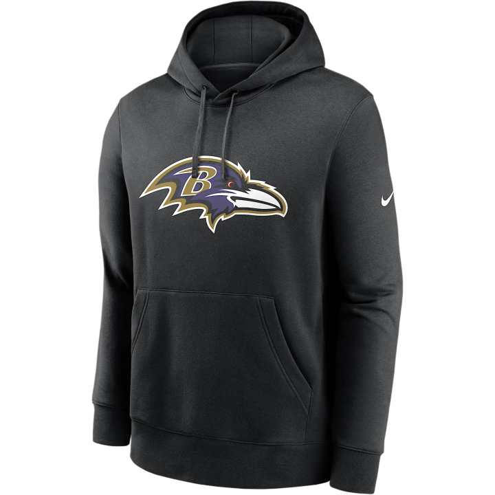 Nike Nike Baltimore Ravens Sideline Club Big Kids' Nike Nfl Pullover Hoodie