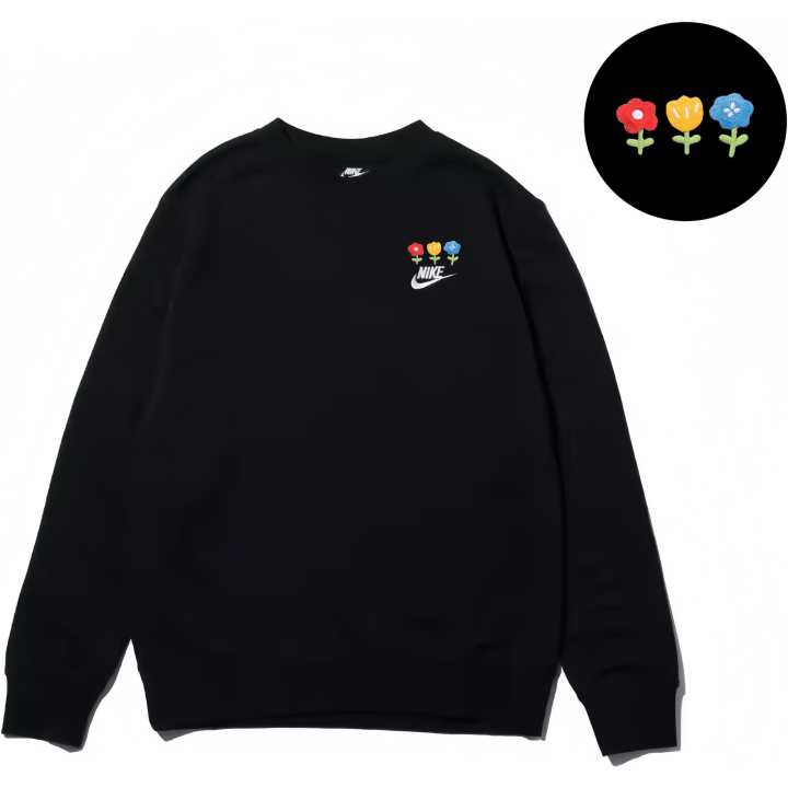 Nike Nike Sweatshirts Unisex Black Crew Neck Moderate Regular