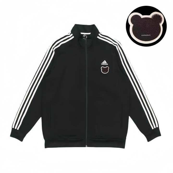 Adidas Adidas Jackets Unisex Black Stand Collar Moderate Pilot