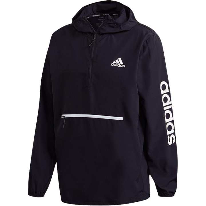 Adidas Adidas Sweatshirts Men's Black Hooded Moderate