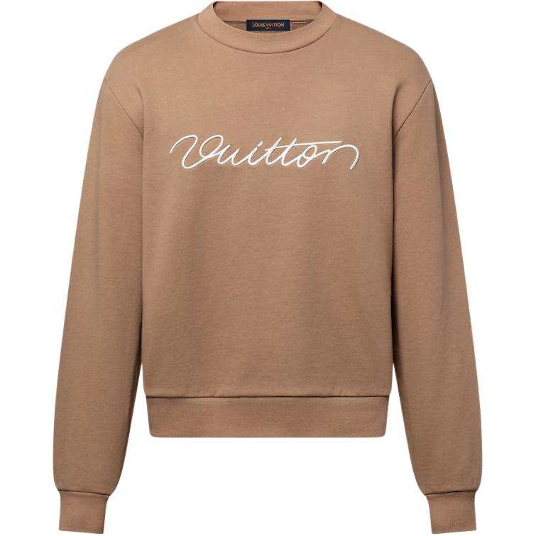 LOUIS VUITTON LOUIS VUITTON SS25 Sweatshirt Men's Umber