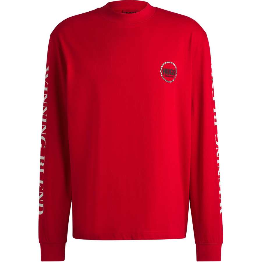 HUGO BOSS Hugo Racing print Cotton T shirt