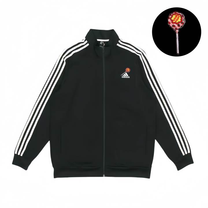 Adidas Adidas Jackets Unisex Black Stand Collar Moderate Pilot