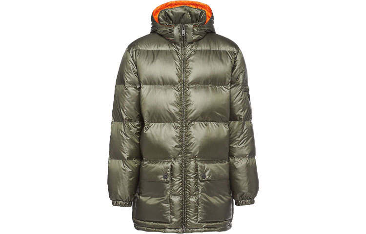 PRADA Prada 2000s logo-plaque down jacket