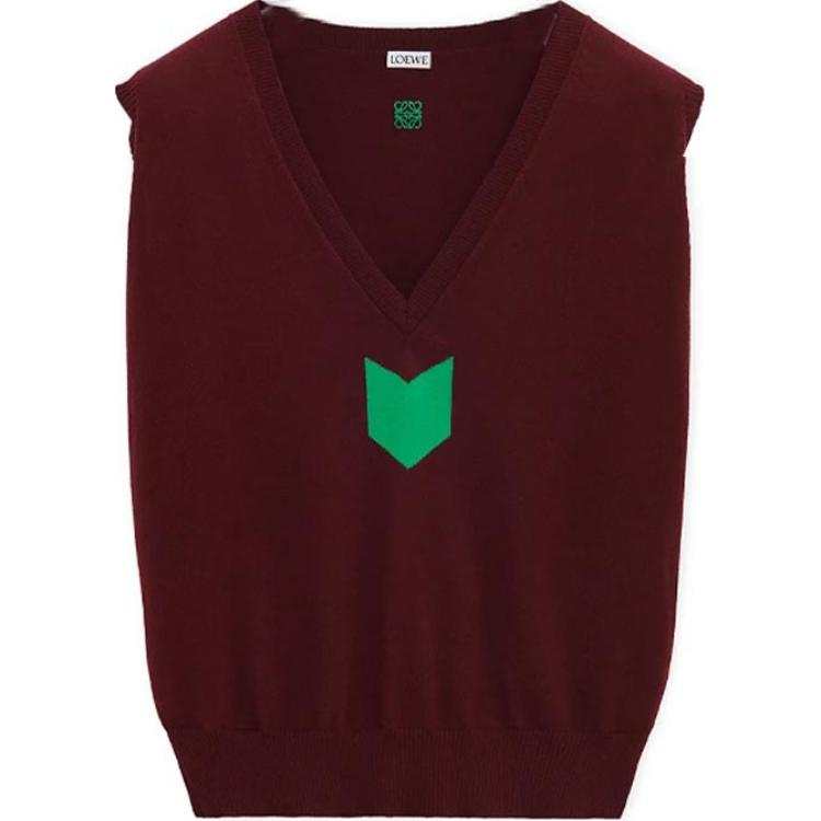 LOEWE LOEWE FW24 Vest Men's Burgundy Red