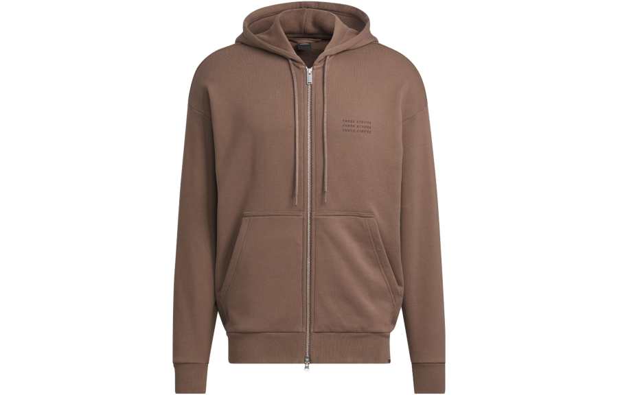 Adidas Adidas Sportswear Jackets Men's Stratum Dark Earthy Brown Hooded Moderate Other