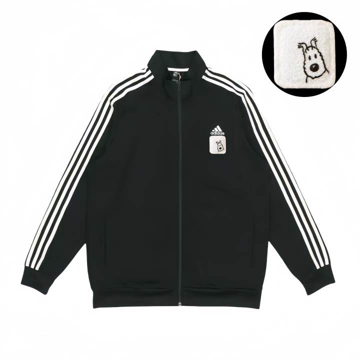 Adidas Adidas Jackets Unisex Black Stand Collar Moderate Pilot