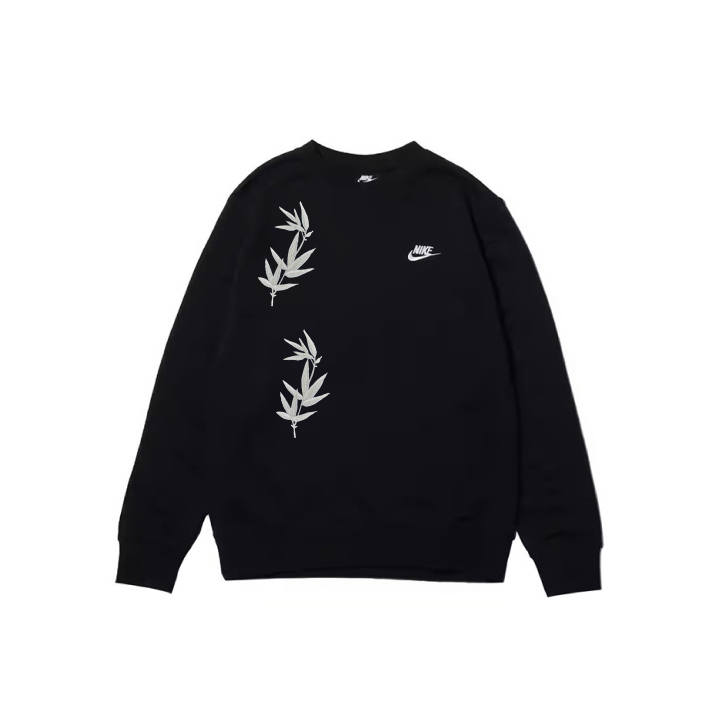 Nike Nike Sweatshirts Men's Black Crew Neck Moderate Regular