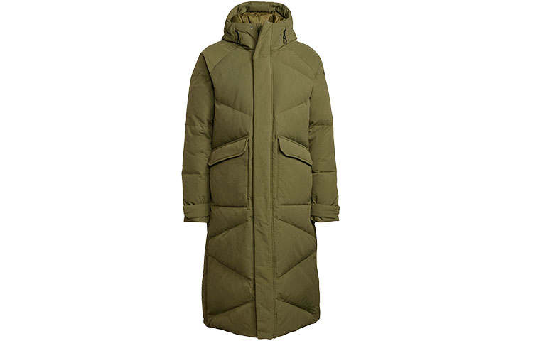 Adidas Adidas Down Jackets Men's Green Hooded Moderate Other