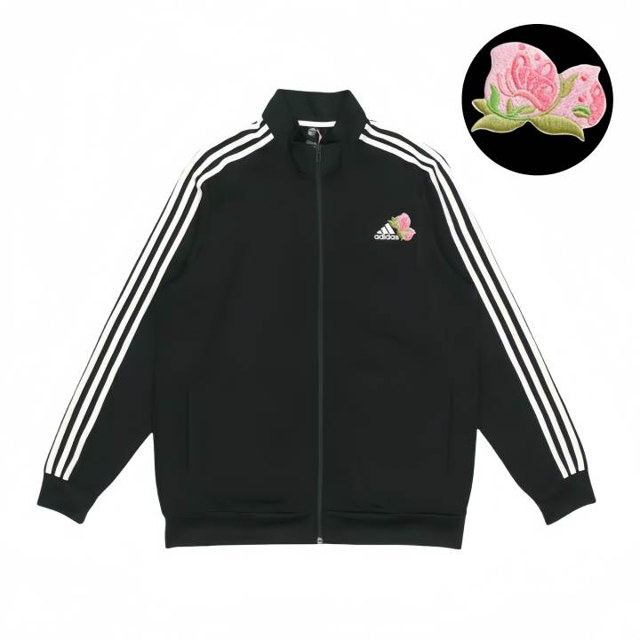 Adidas Adidas Jackets Unisex Black Stand Collar Moderate Pilot