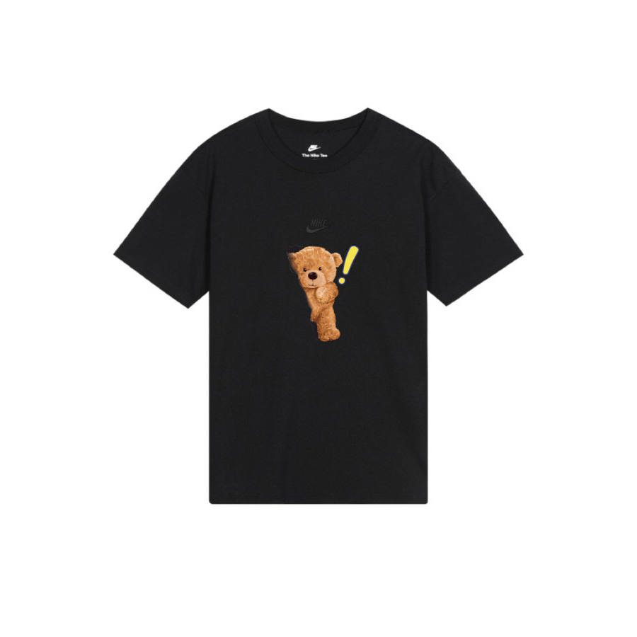 Nike Nike T Shirts Unisex Black Crew Neck Moderate Straight Fit